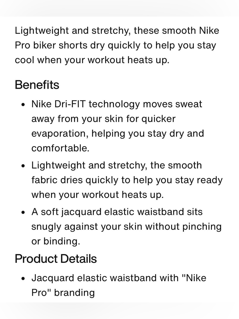 Nike Pro Bike Shorts - Picture 4 of 11